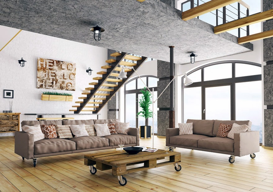 tendenze arredamento 2019 rustrial