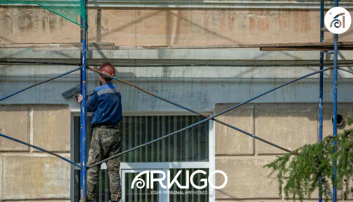 Lavori di ristrutturazione facciata