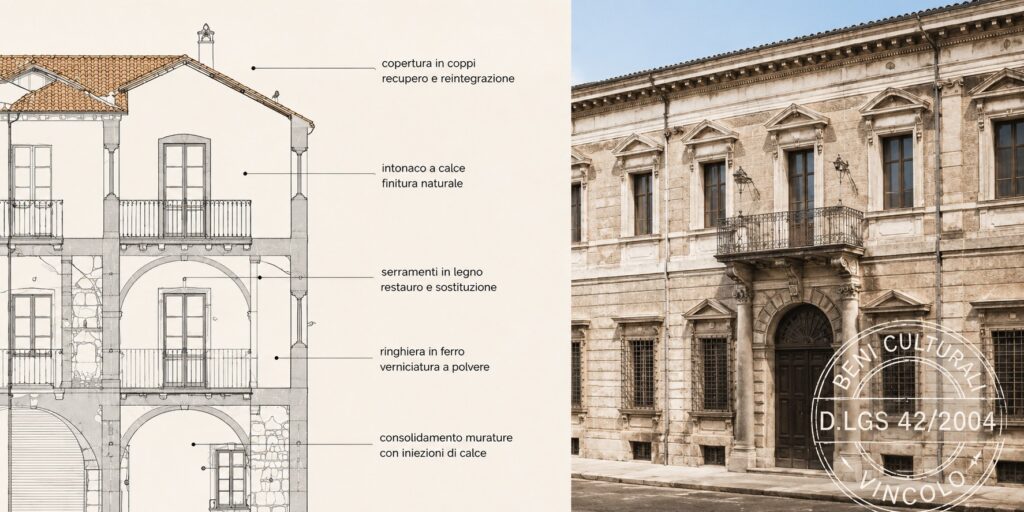 Restauro edifici vincolati e permit management per soprintendenza beni culturali – Arkigo