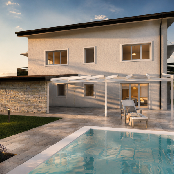 Villa moderna con piscina