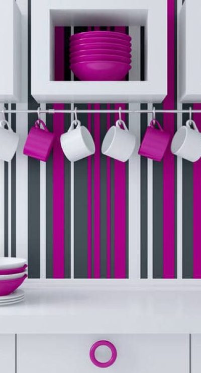 pensili a giorno in cucina