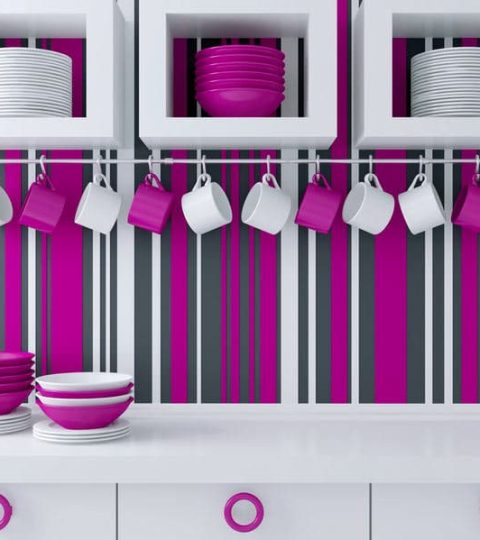 pensili a giorno in cucina