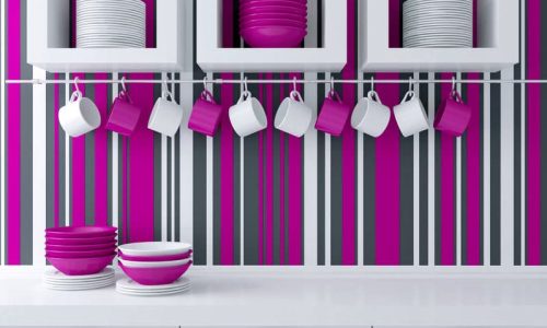 pensili a giorno in cucina