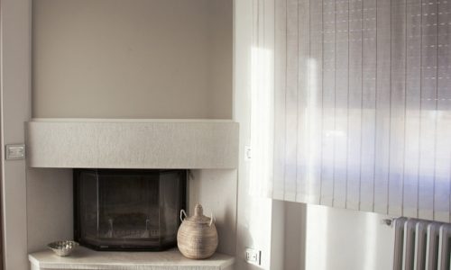 Il camino della cucina di Casa Iorio