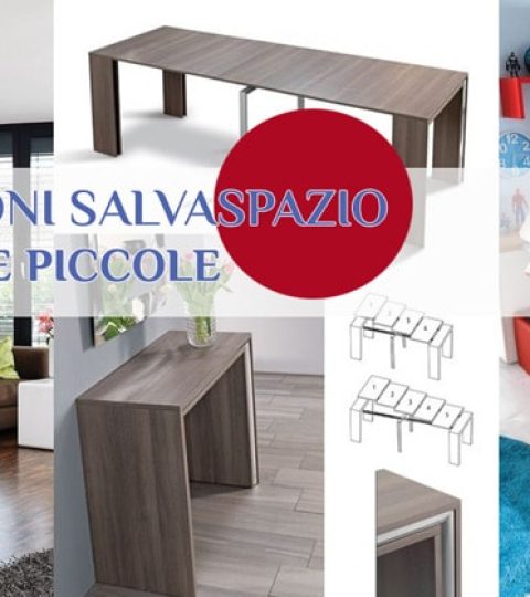 arredare una casa piccola; soluzioni salvaspazio;