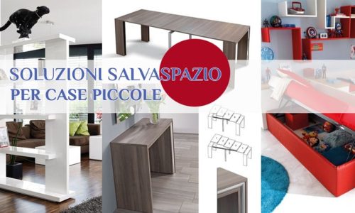 arredare una casa piccola; soluzioni salvaspazio;