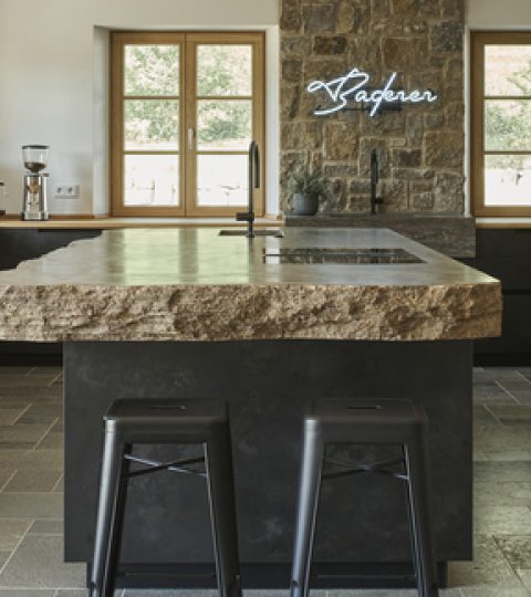 cucina materiali naturali